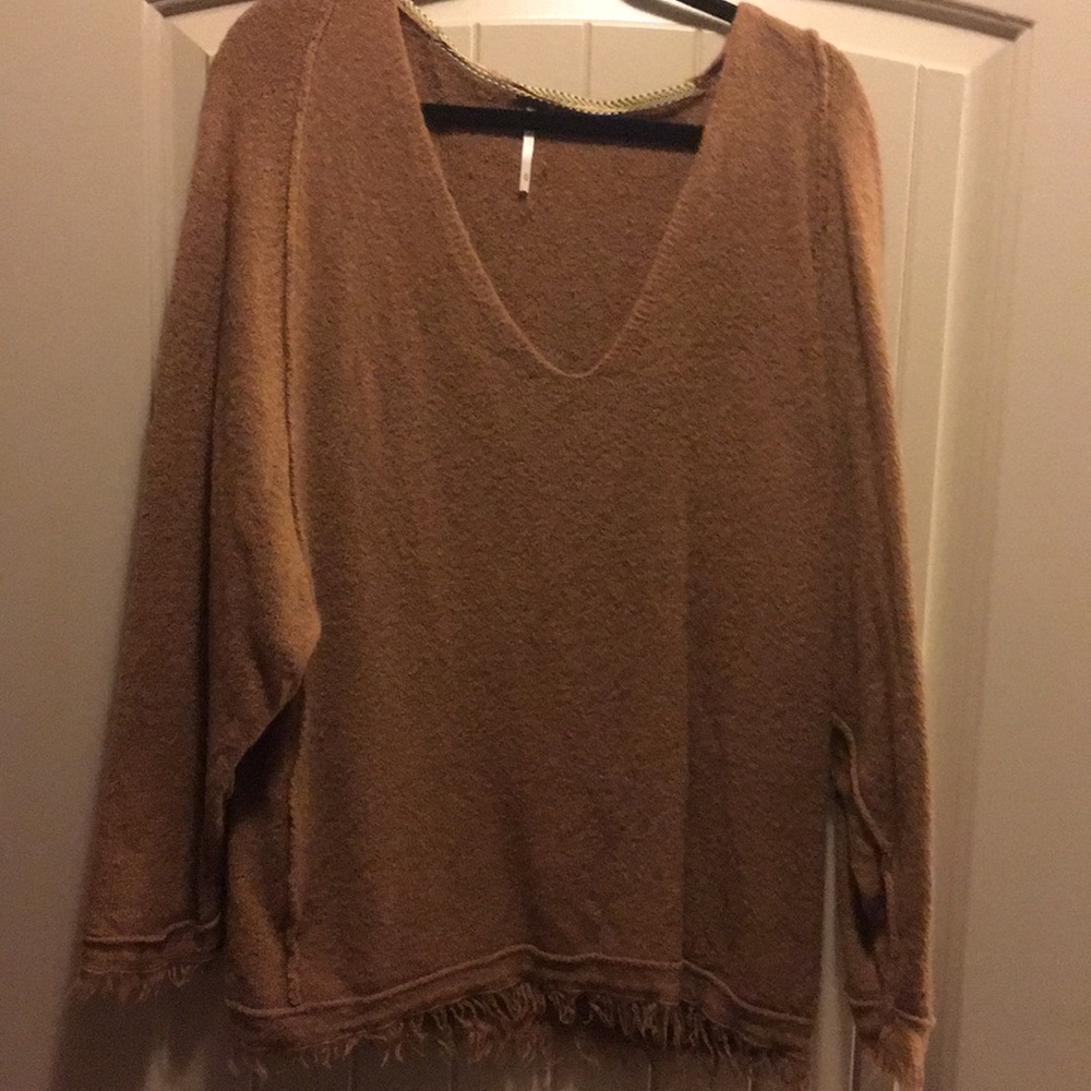 Free People Irresistible Fringe oversized green